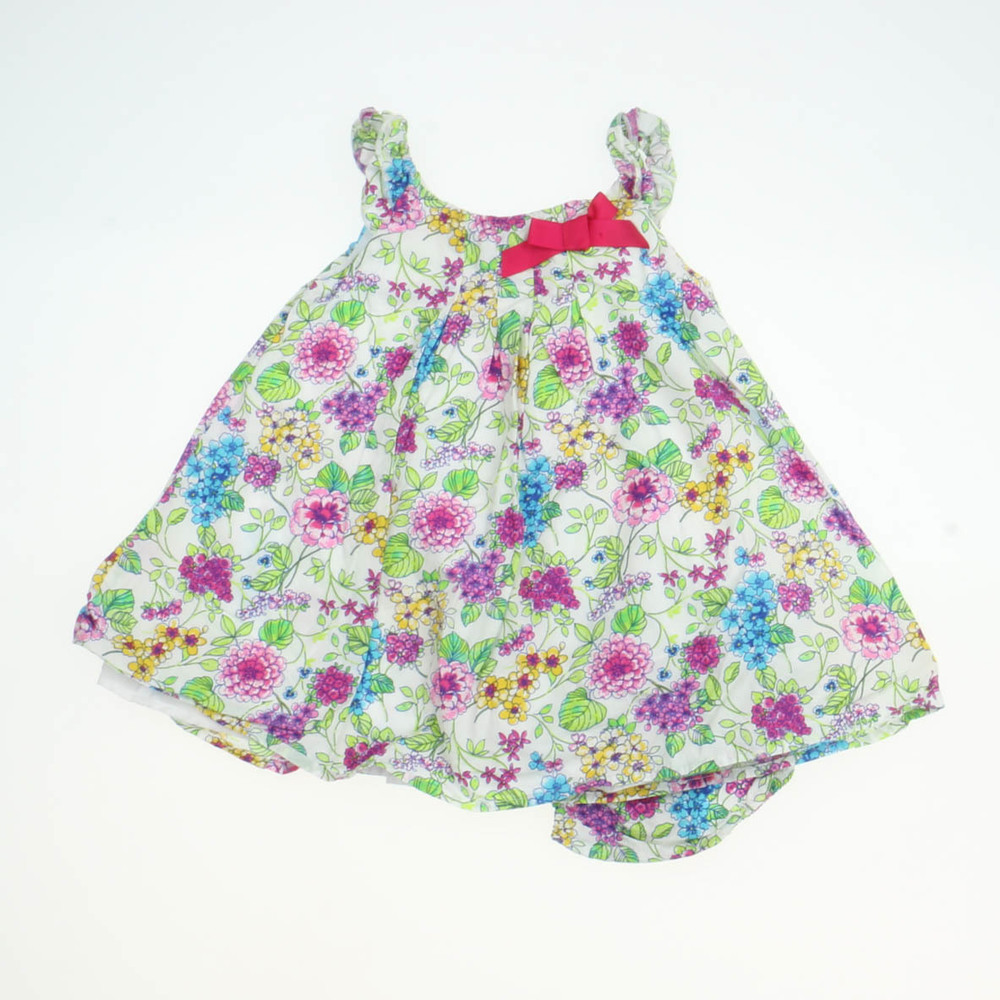 Shrinking Violet Girls White | Floral Dress size: 6-9 Months